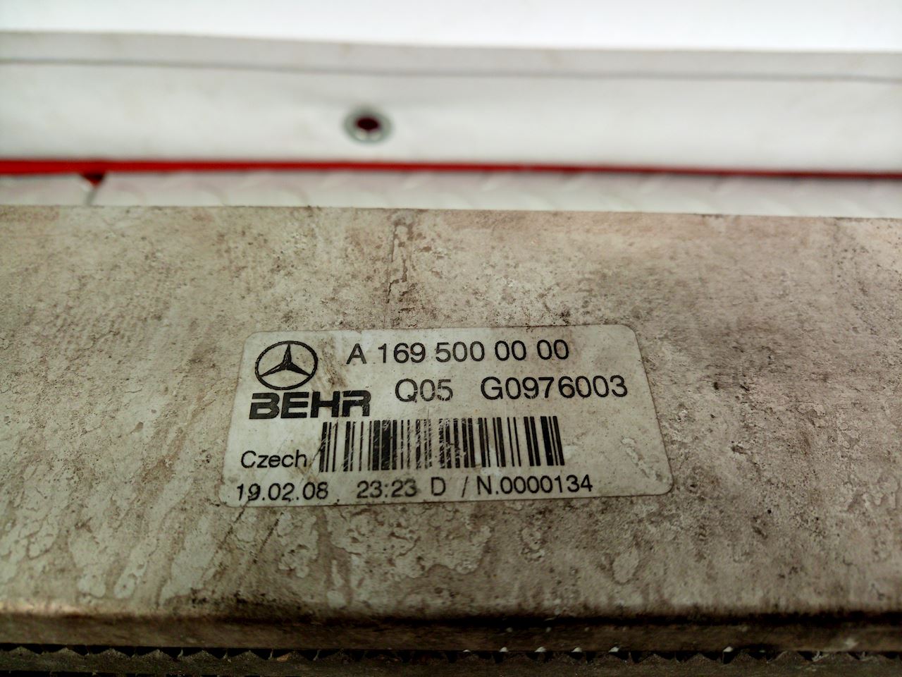 Интеркулер (радиатор интеркулера) Mercedes B-Class (W245) купить в Беларуси