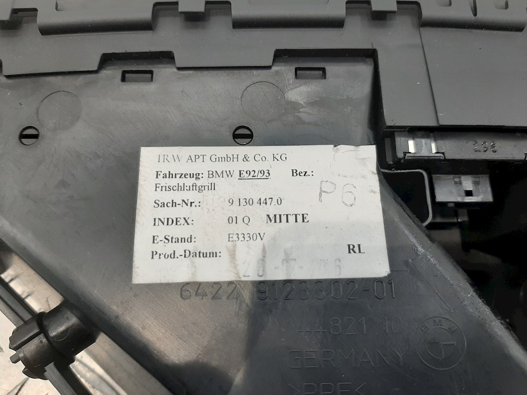 Дефлектор обдува салона BMW 3-Series (E90/E91/E92/E93) купить в Беларуси