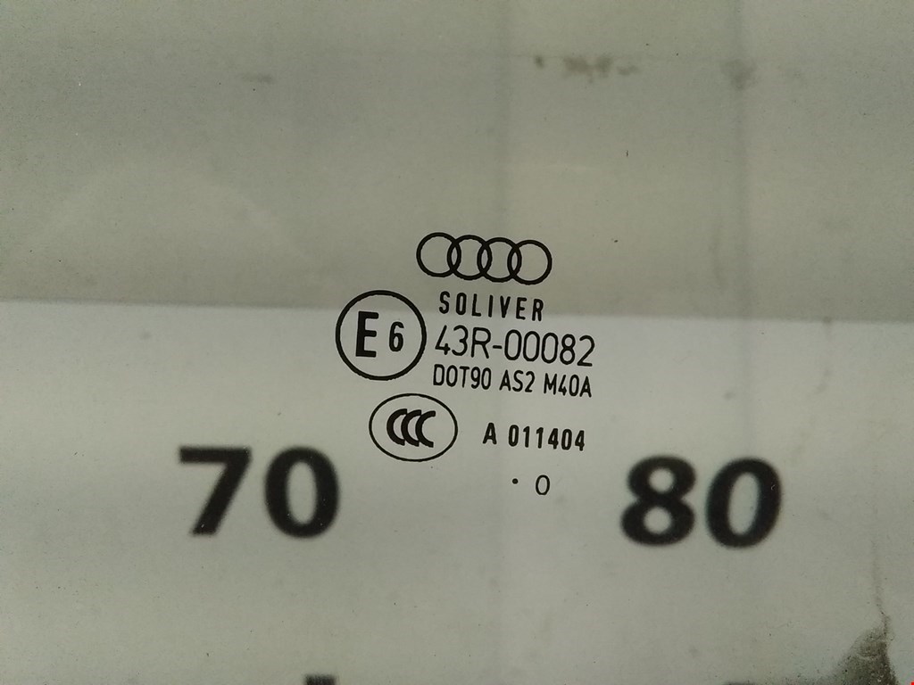 Стекло двери задней правой Audi A5 8T купить в Беларуси