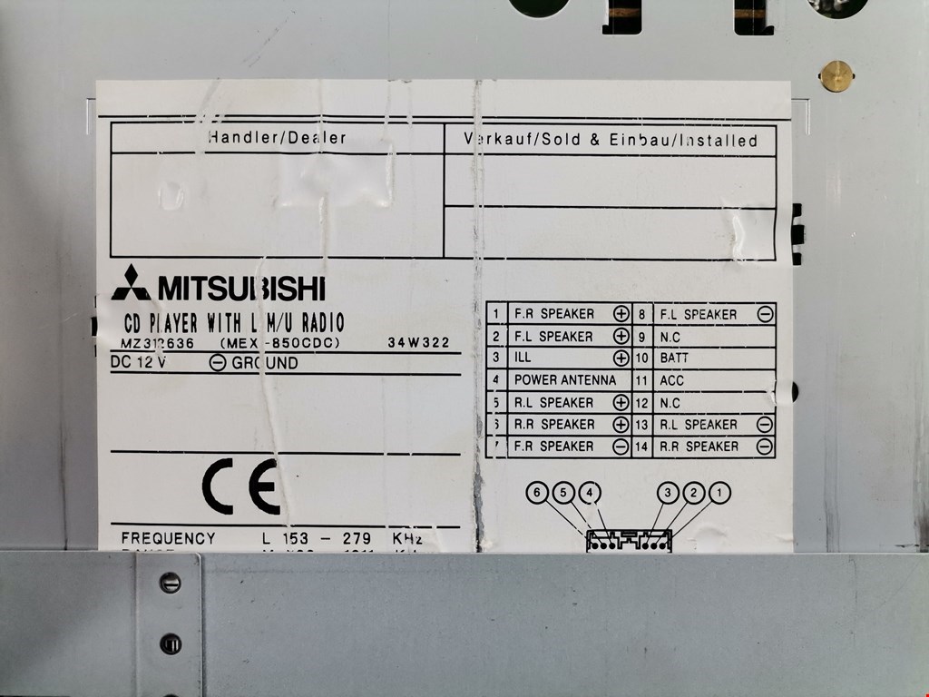 Магнитола Mitsubishi Lancer 9 купить в России