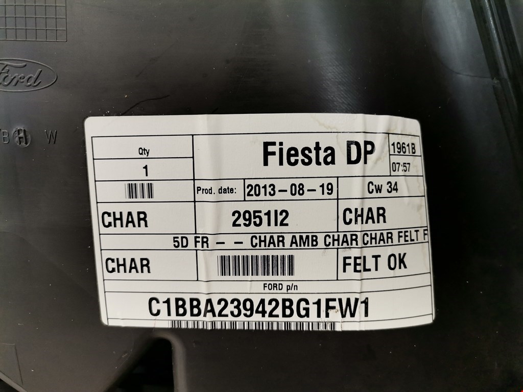 Обшивка (карта) двери передней правой Ford Fiesta 6 купить в России