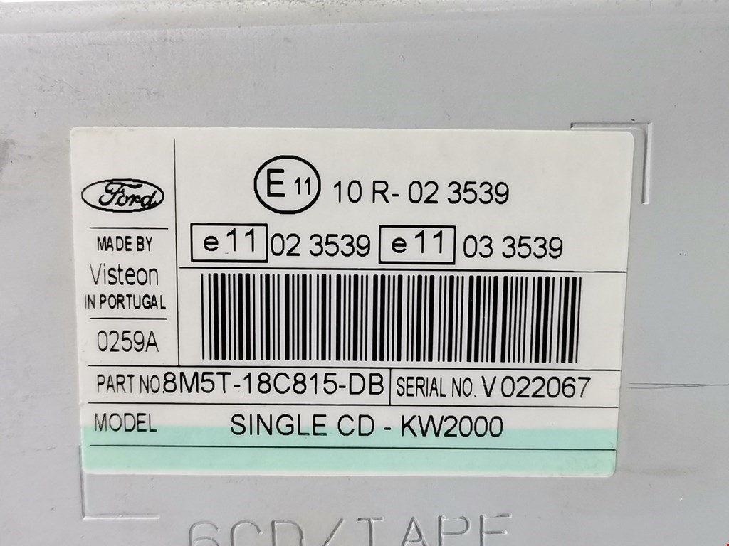Магнитола Ford C-MAX 1 купить в Беларуси