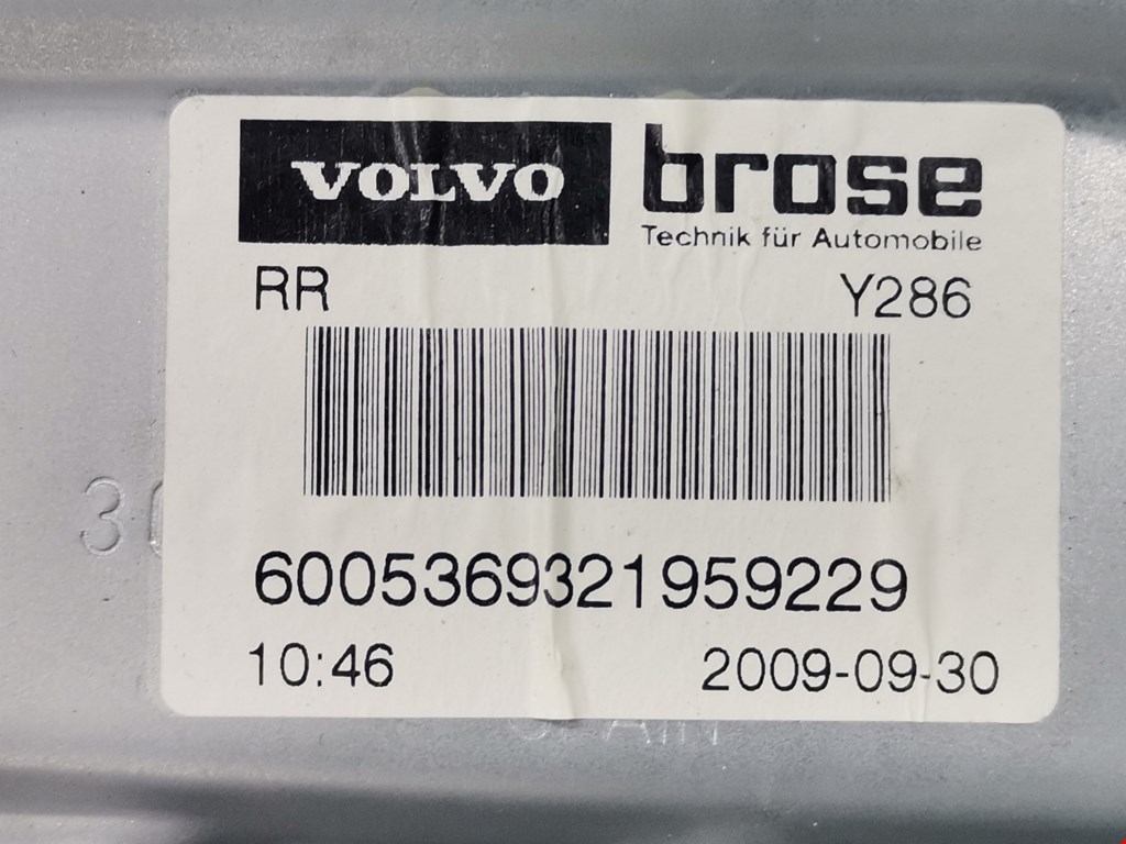 Стеклоподъемник электрический двери задней правой Volvo S80 2 купить в России