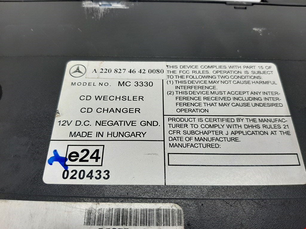 Чейнджер компакт дисков Mercedes CLK-Class (W209) купить в Беларуси