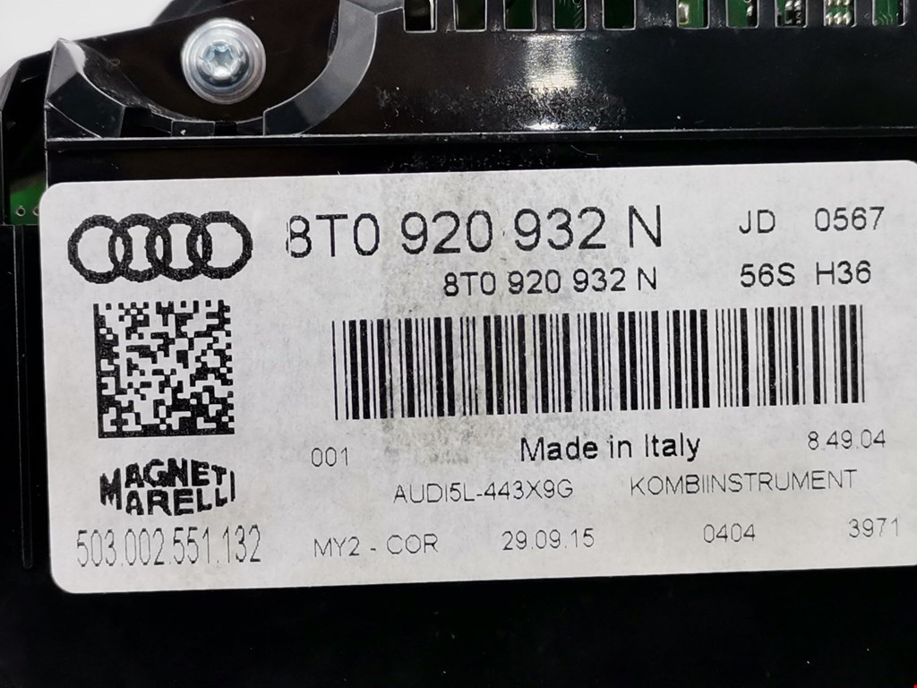 Панель приборная (щиток приборов) Audi A5 8T купить в России