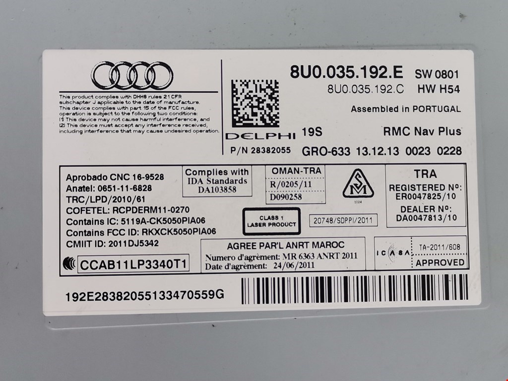Магнитола Audi Q3 8U купить в России