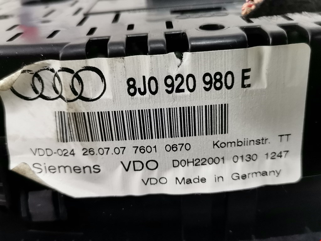 Панель приборная (щиток приборов) Audi TT 8J купить в России