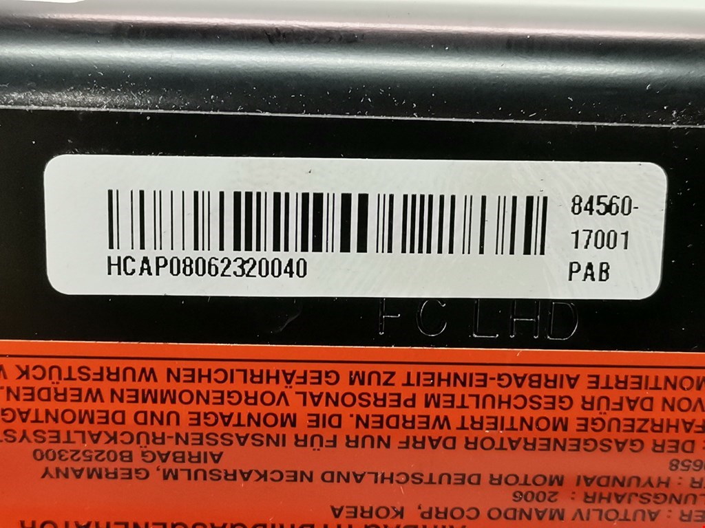 Подушка безопасности пассажирская (в торпедо) Hyundai Matrix купить в Беларуси