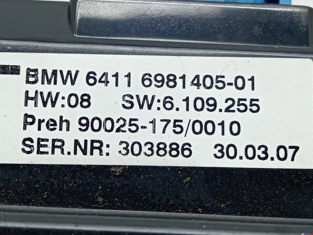 Переключатель отопителя (печки) BMW 7-Series (E65/E66) купить в России