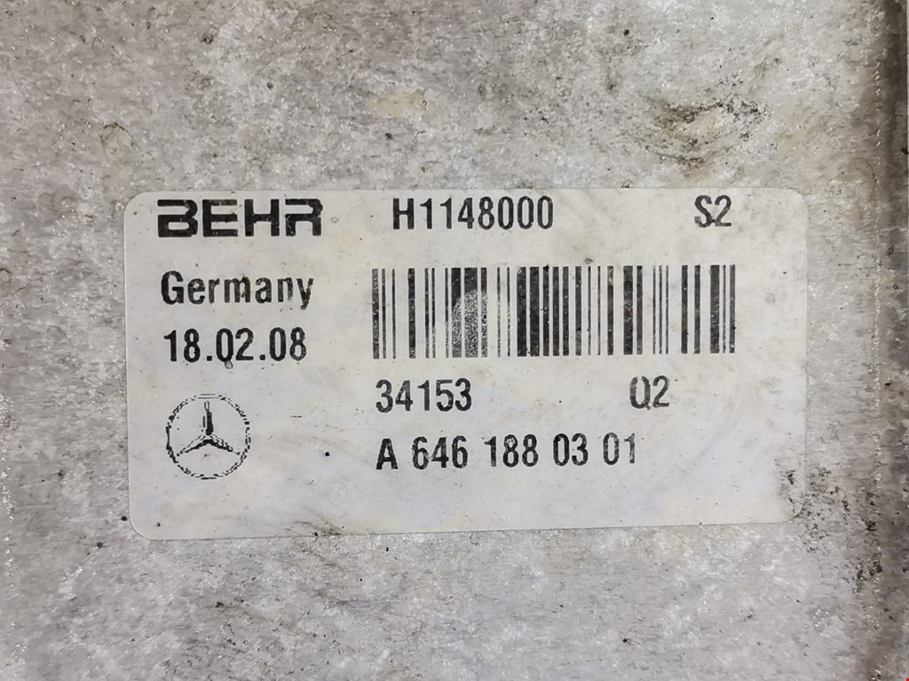 Теплообменник Mercedes C-Class (W204) купить в Беларуси