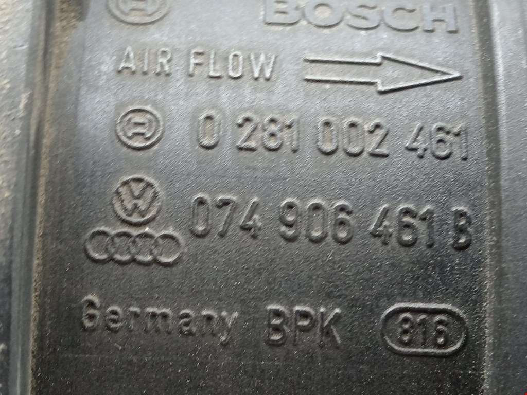Расходомер воздуха (ДМРВ) Audi A4 B6 купить в Беларуси