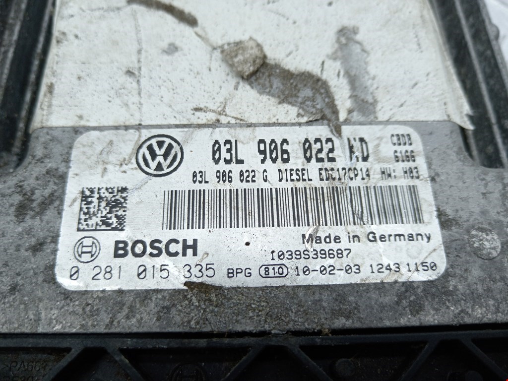 Блок управления двигателем Volkswagen Scirocco 3 купить в Беларуси