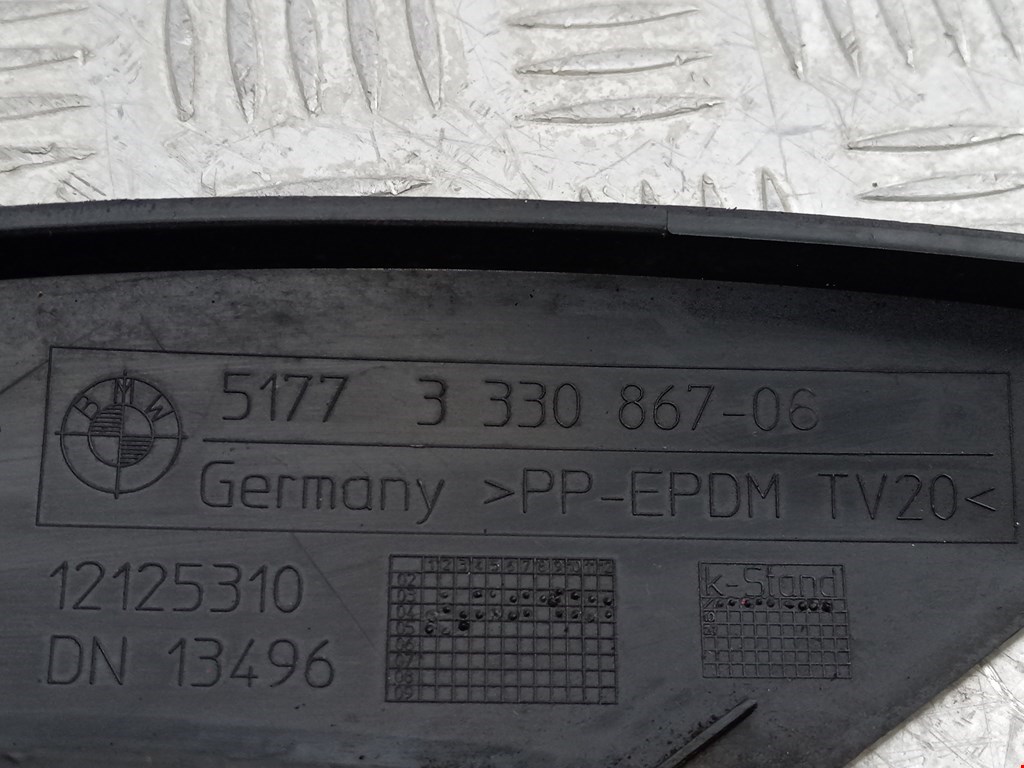 Накладка декоративная (молдинг) заднего левого крыла BMW X3 (E83) купить в России