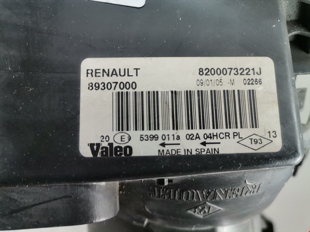 Фара передняя правая Renault Megane 2 купить в Беларуси