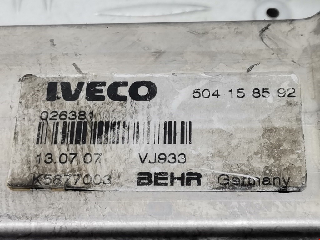 Радиатор системы ЕГР Iveco Daily 4 купить в Беларуси