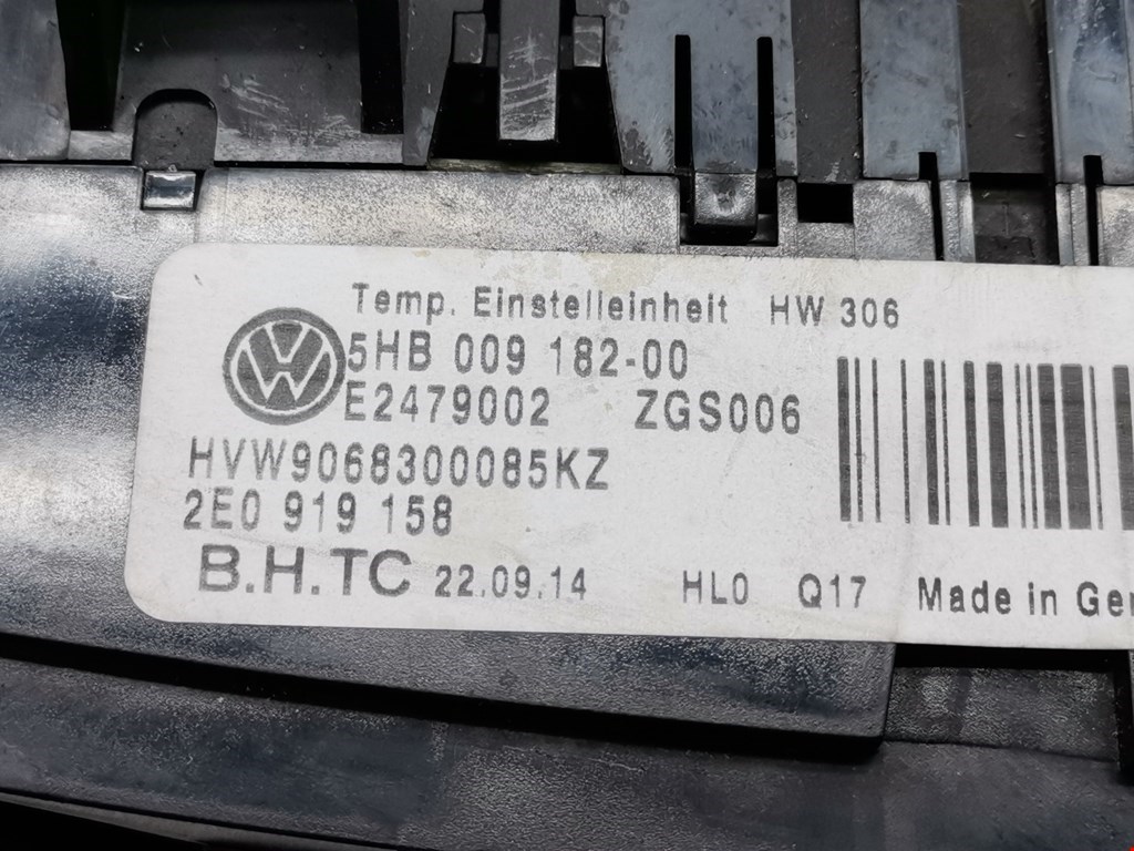 Переключатель отопителя (печки) Volkswagen Crafter 1 купить в России