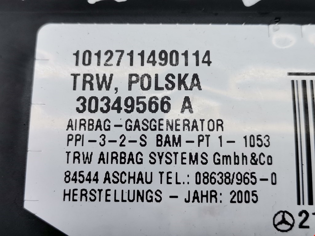 Подушка безопасности пассажирская (в торпедо) Mercedes E-Class (W211) купить в России