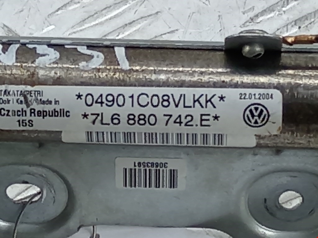 Подушка безопасности боковая (шторка) Volkswagen Touareg 1 купить в Беларуси