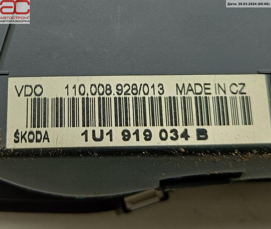 Панель приборная (щиток приборов) Skoda Octavia 1U купить в России